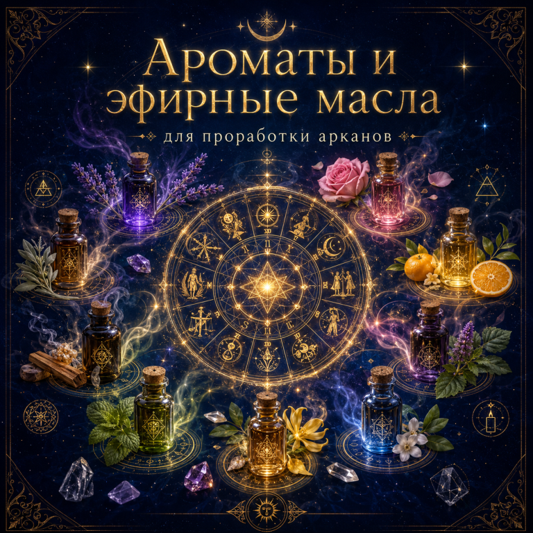 Ароматы и эфирные масла для проработки арканов
