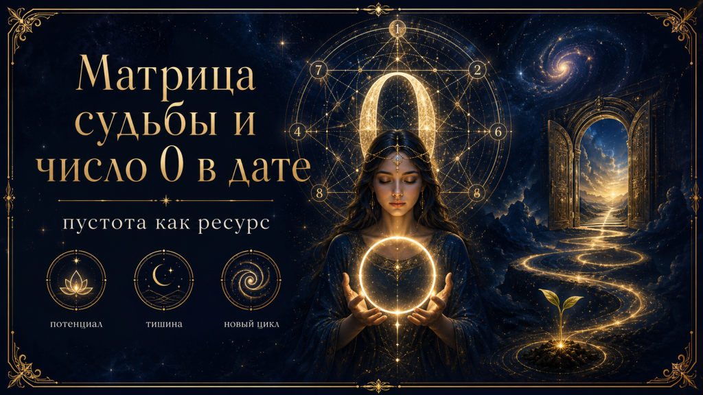 матрица судьбы и число 0