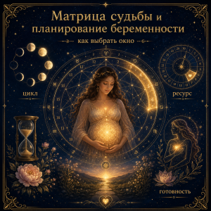 Матрица судьбы и планирование беременности: как выбрать окно