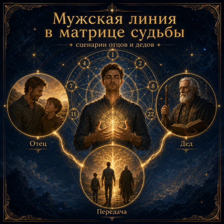 Мужская линия в матрице судьбы: сценарии отцов и дедов