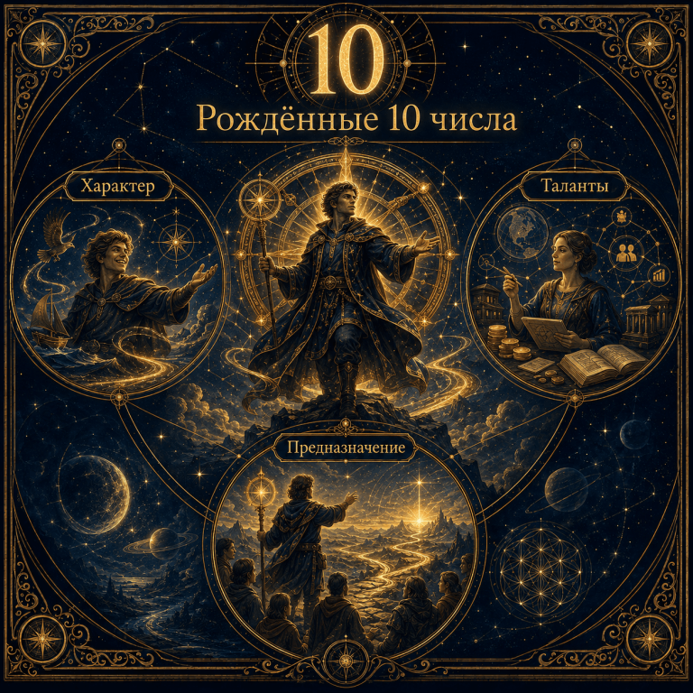 Рождённые 10 числа: характер, таланты и предназначение по матрице судьбы