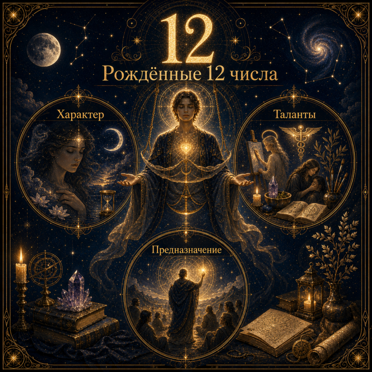 Рождённые 12 числа: характер, таланты и предназначение по матрице судьбы