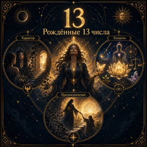Рождённые 13 числа: характер, таланты и предназначение по матрице судьбы