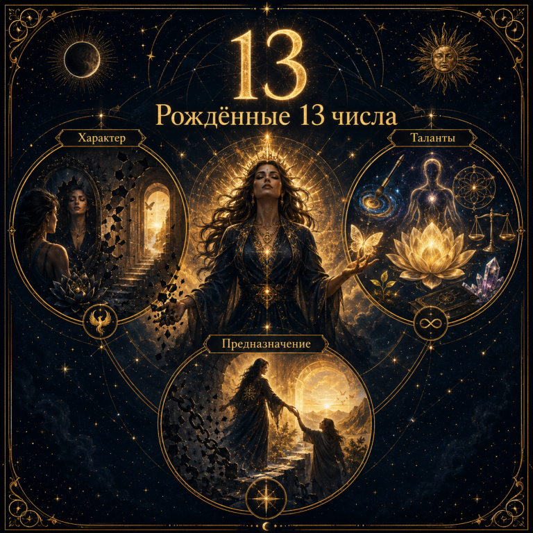 Рождённые 13 числа: характер, таланты и предназначение по матрице судьбы
