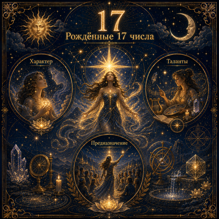 Рождённые 17 числа: характер, таланты и предназначение по матрице судьбы