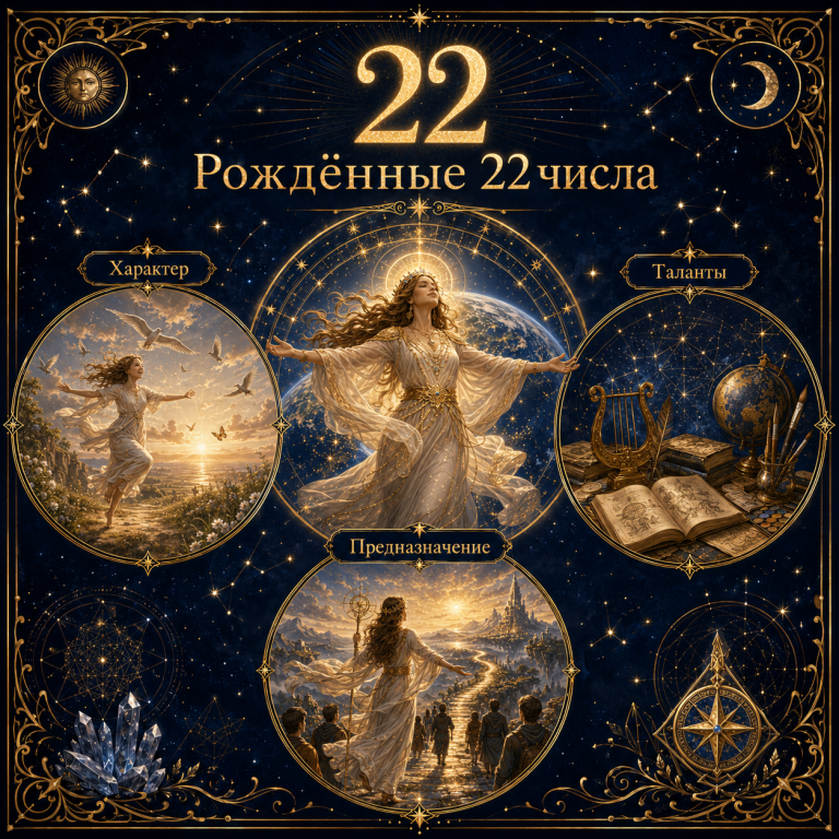 Рождённые 22 числа: характер, таланты и предназначение по матрице судьбы
