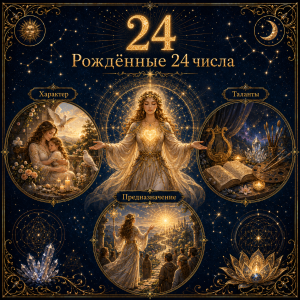 Рождённые 24 числа: характер, таланты и предназначение по матрице судьбы