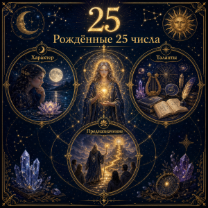 Рождённые 25 числа: характер, таланты и предназначение по матрице судьбы