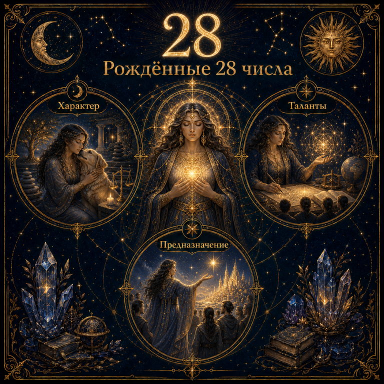 Рождённые 28 числа: характер, таланты и предназначение по матрице судьбы