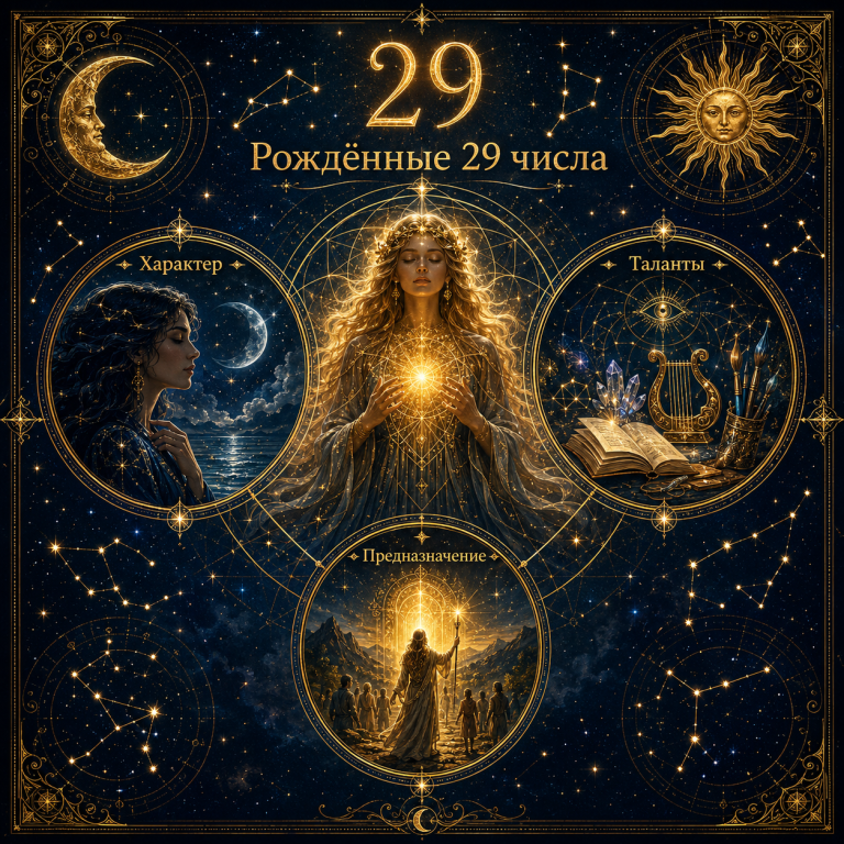 Рождённые 29 числа: характер, таланты и предназначение по матрице судьбы
