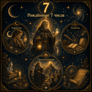 Рождённые 7 числа: характер, таланты и предназначение по матрице судьбы