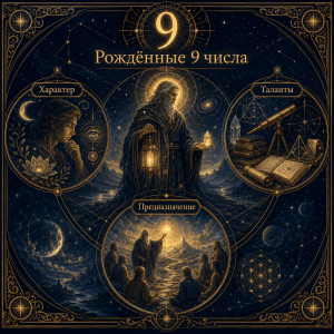 Рождённые 9 числа: характер, таланты и предназначение по матрице судьбы