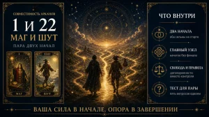 Совместимость арканов 1 и 22 в матрице судьбы: Маг и Шут