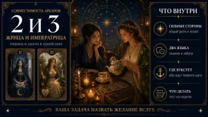 Совместимость арканов 2 и 3 в матрице судьбы: Жрица и Императрица