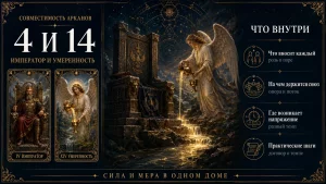 Совместимость арканов 4 и 14 в матрице судьбы: Император и Умеренность