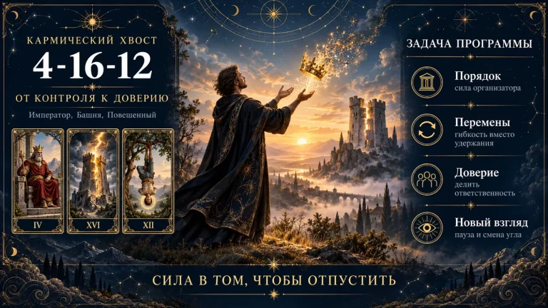 Кармический хвост 4-16-12 в матрице судьбы: значение программы и проработка